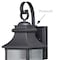 Vaxcel Cambridge 1 Light Dusk to Dawn Bronze Outdoor Wall Lantern Clear Glass T0473 - alternate 6